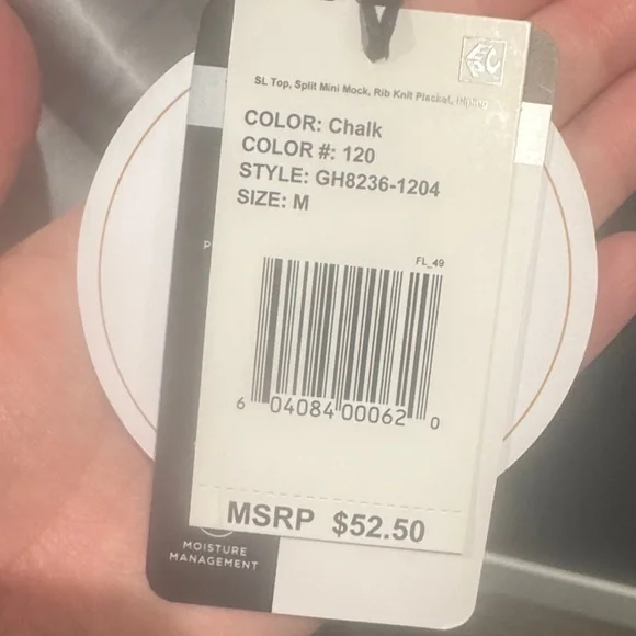 Tail White Label —  White Sleeveless Blouse with Black Trim - Picture 4 of 5